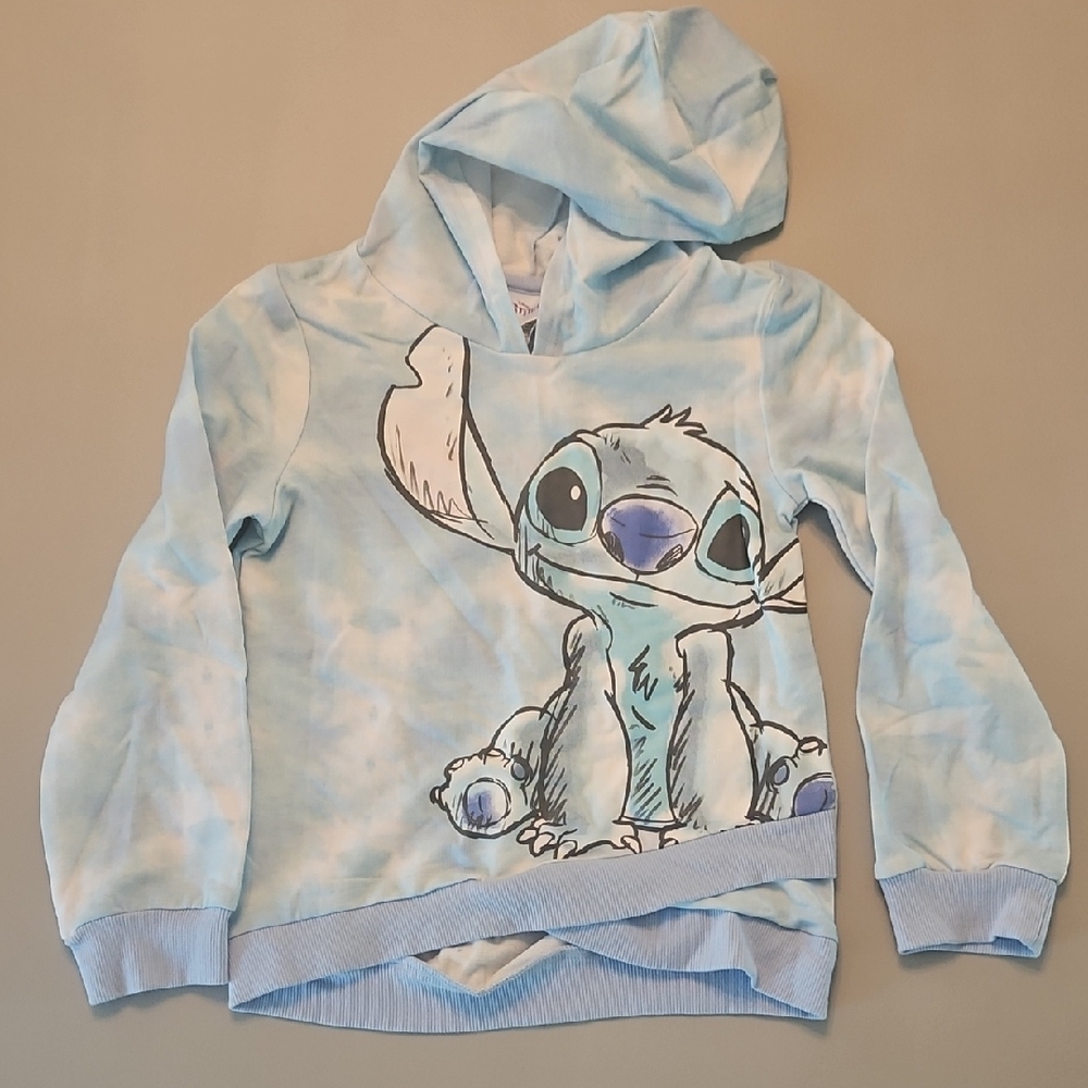Disney Light Blue Hoodie with Cartoon Character NEW No Tag